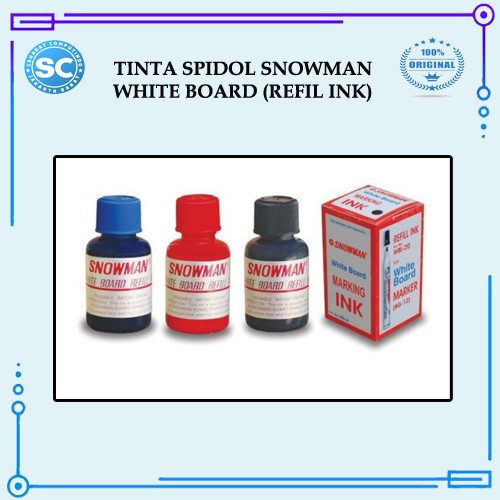 

Kusus Hari Ini Tinta Spidol Snowman White Board (Refil Ink) Trendi