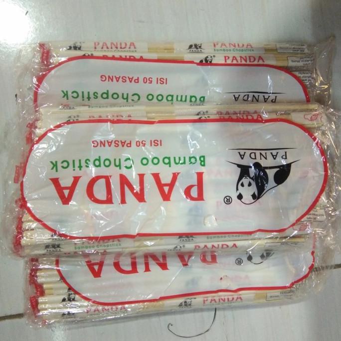 sumpit bambu cap panda perball / cap panda / sumpit