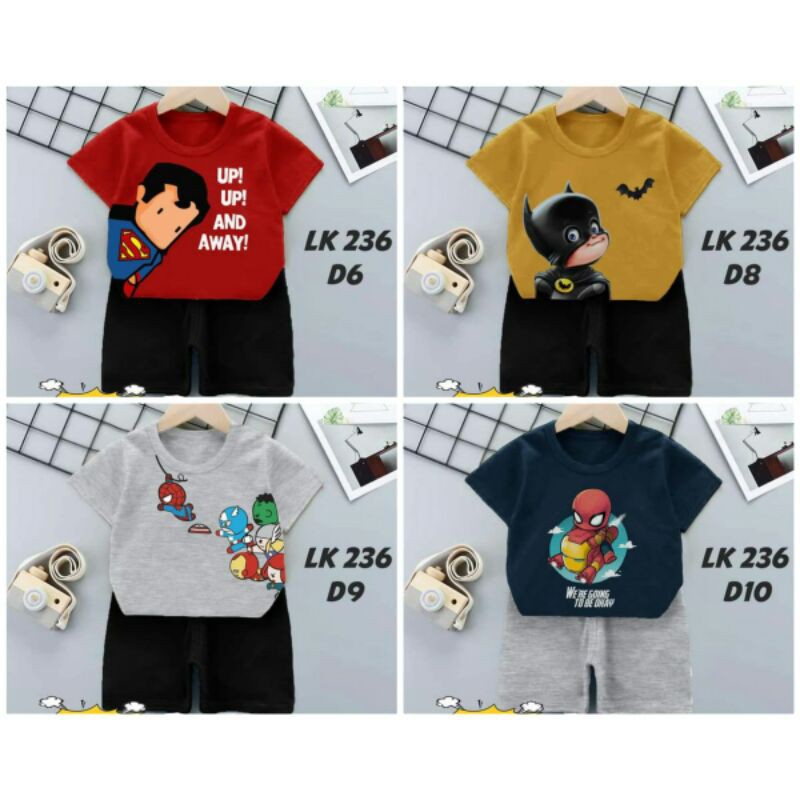 LK236 BAJU MAEN ANAK CWO (bahan kaos printing)