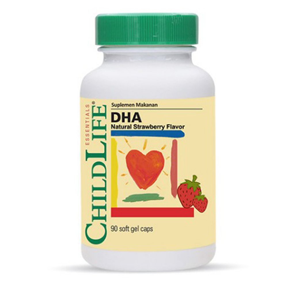 ChildLife Pure DHA Natural Strawberry Flavor 90 Softgel -  BPOM indonesia