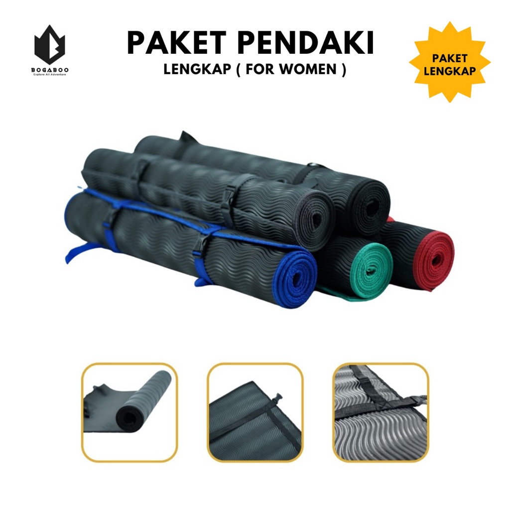 PAKET PENDAKI LENGKAP - Paket Camping Cewek Lengkap