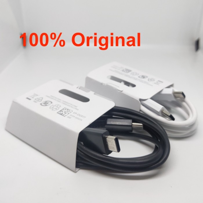 Original Kabel Data Samsung Note 10 S10 Type C to Type C PD Super Fast