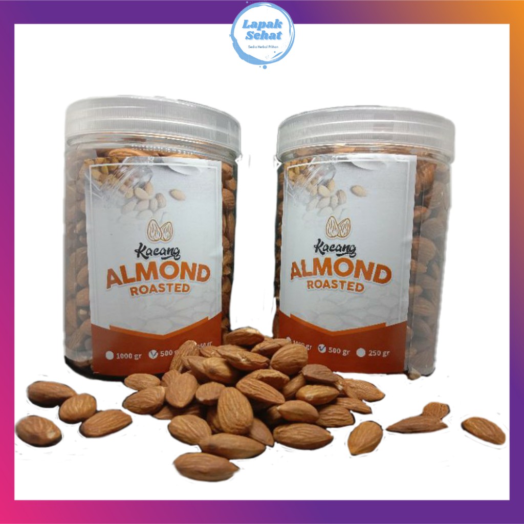 

KACANG ALMOND ALMON PANGGANG SIAP MAKAN GURIH KUPAS ORIGINAL