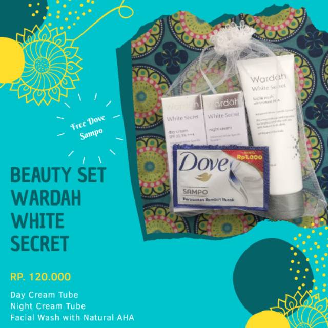 Beauty set wardah white secret