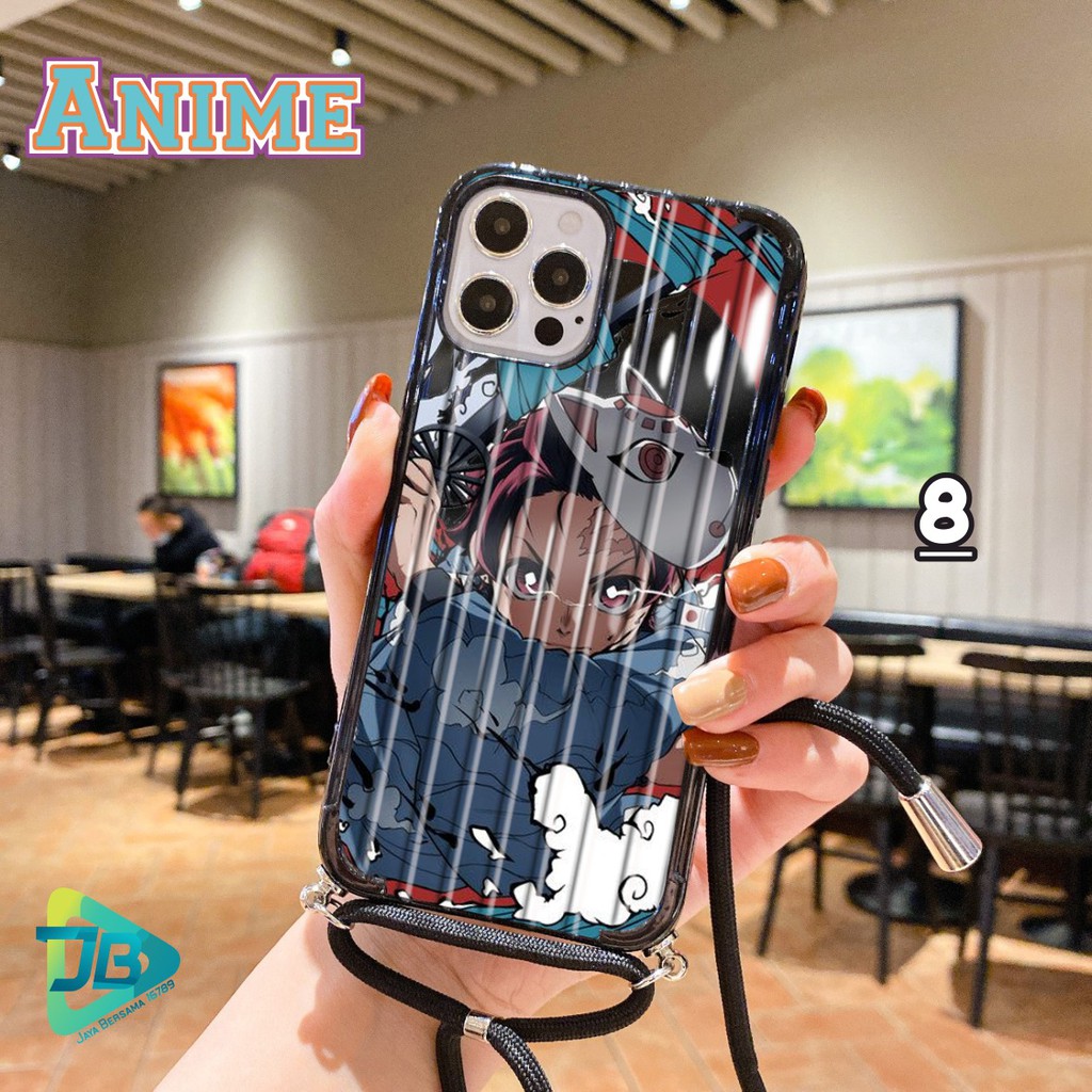 SOFTCASE KOPER SLINGCASE LANYARD ANIME VIVO Y11 Y12 Y15 Y17 Y19 Y53 Y55 Y65 Y66 Y67 Y69 JB3474