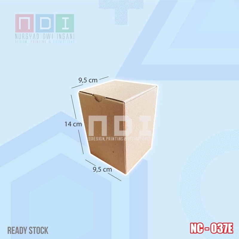 

DUS BOX CORRUGATED 1 PAK (ISI 20 pcs) Uk. 9.5x9.5x14cm