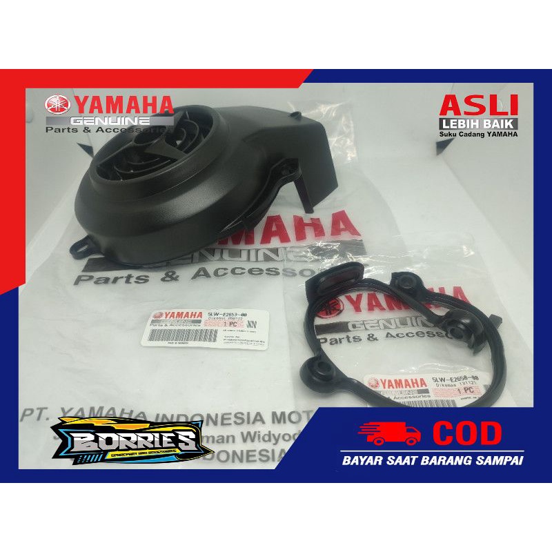 COVER TUTUP KIPAS PLUS KARET MIO SOUL FINO KARBU ORIGINAL ORI YAMAHA