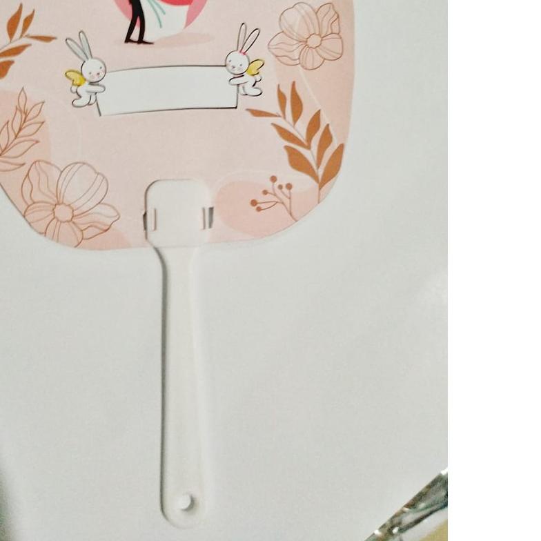 ☑ SOUVENIR KIPAS WEDDING ISI 100PCS TANPA SABLON NAMA ⅎ