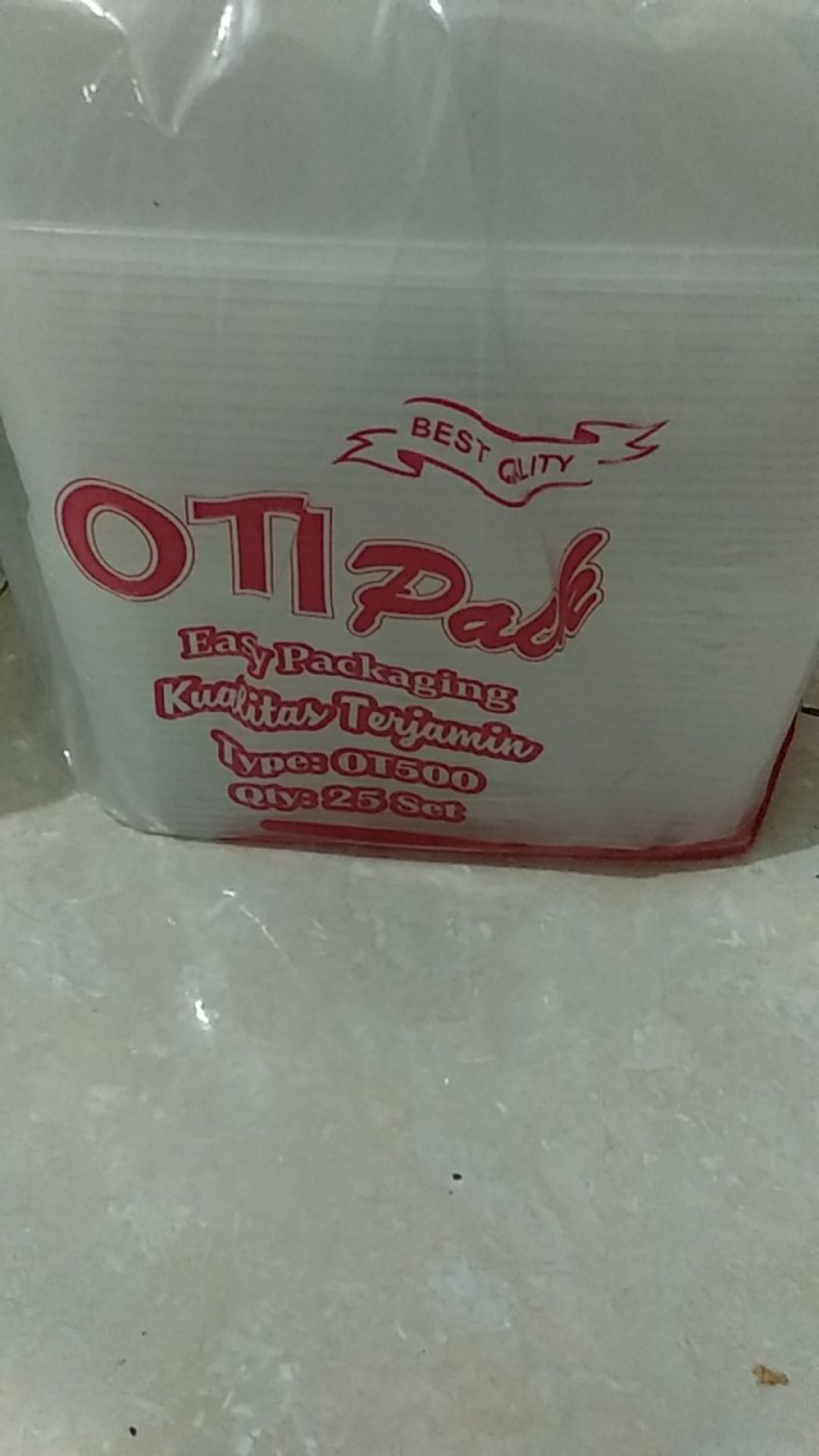 Thinwall 500 Ml Food Container Box Kotak Makanan Plastik