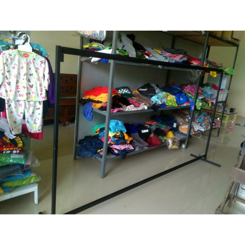 gantungan gawang baju panjang 2 m