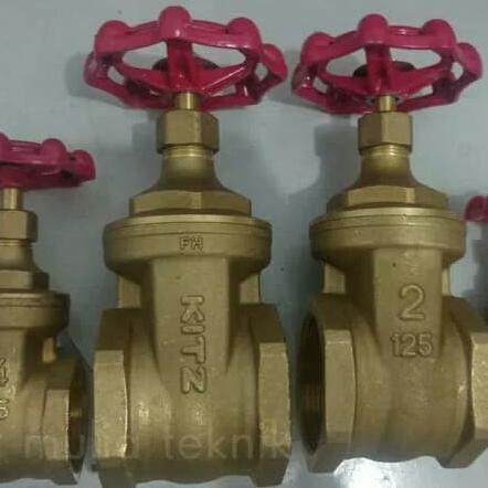 GATE VALVE KITZ 2 INCH KUNINGAN/BRONZE teknikin78 Murah
