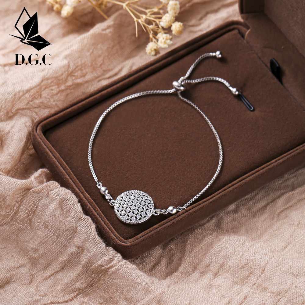 D.G.C✨COD Gelang Korea Titanium Wanita Anti Karat Lapis Emas Asesoris Wanita Murah D334