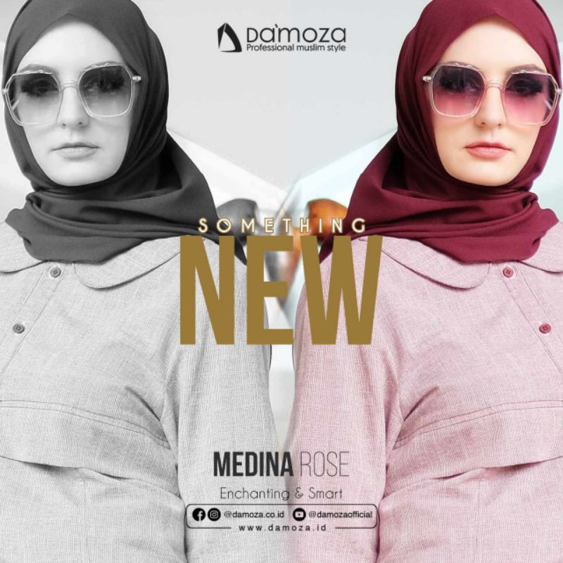 GAMIS DAMOZA MEDINA ROSE ORIGINAL MEDINAH