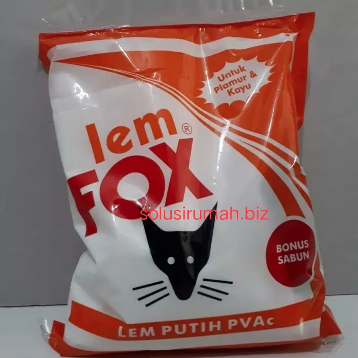 

lem putih kantong besar 700g fox pva pvac plamur kayu 1kg an kantong 700g bukan 1 kg untuk plamir