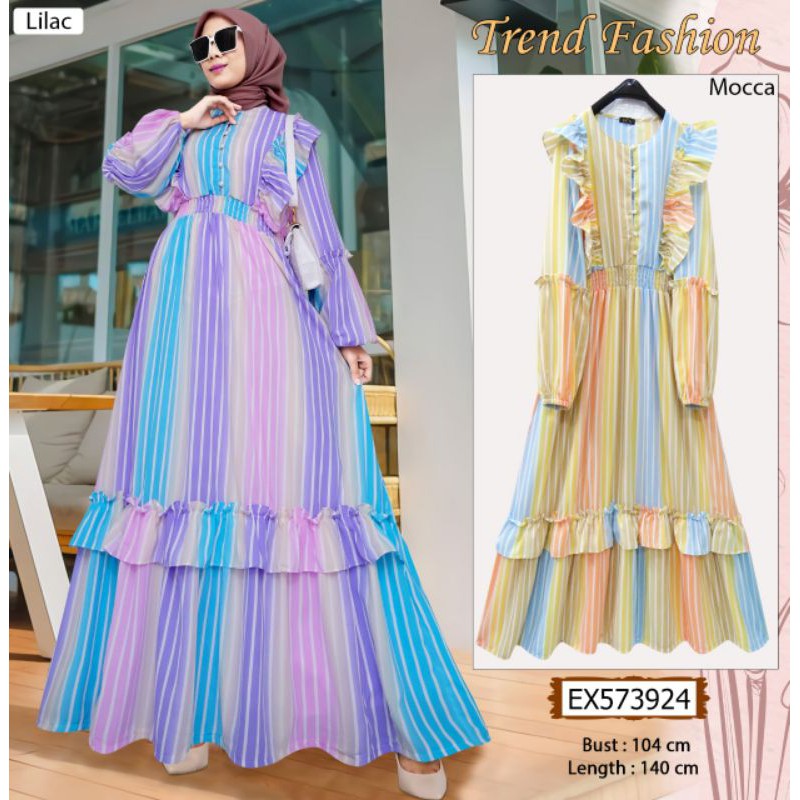 dress Pelangi salur Pevita by Extu