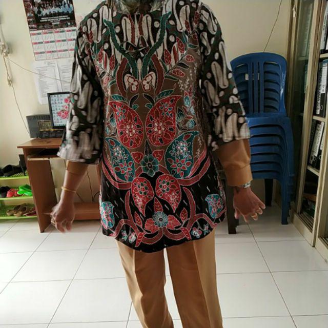 Atasan Batik Dolby Dolbi Dobby Doby Tenun Sutra Tulis Halus Katun Atbm Baron ,sarombit Atasan