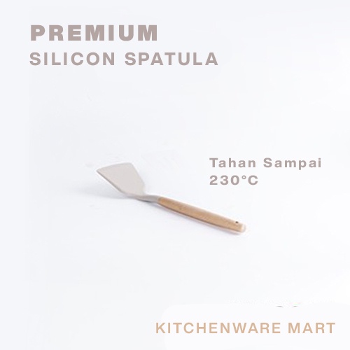 PREMIUM SPATULA SUTIL SILICON SOUP LADDLE- Spatula Masak PINK/ BEIGE / STAINLESS  - Sutil Silicon Sendok Dapur tahan panas- Spatula Premium