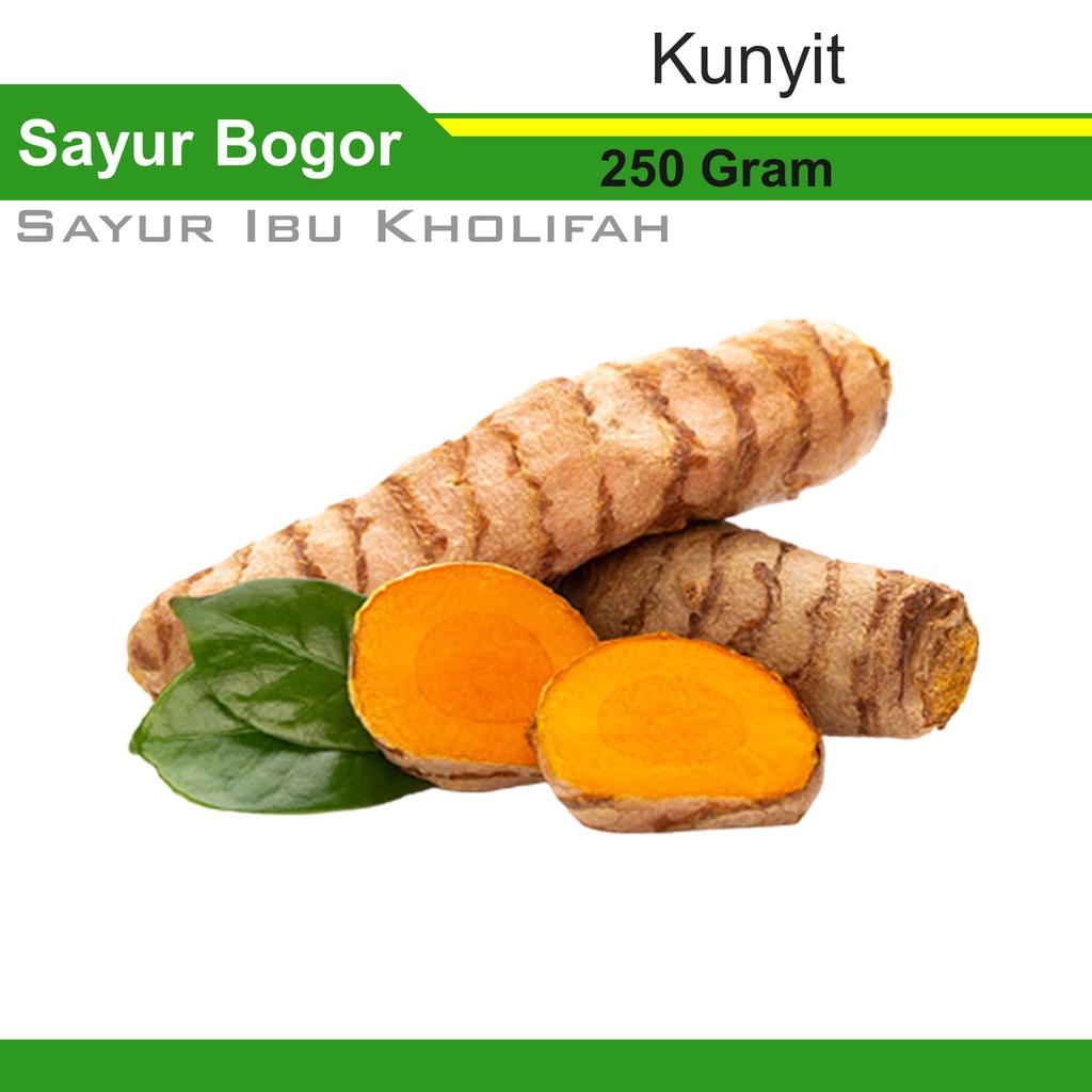 

Kunyit Kuning 250 Gram Bumbu Dapur Rempah Sayur Segar Bogor