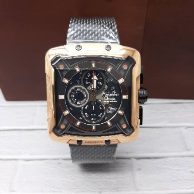 ALEXANDRE CHRISTIE PRIA AC 3030 MC ORIGINAL ( BLACK ROSEGOLD )