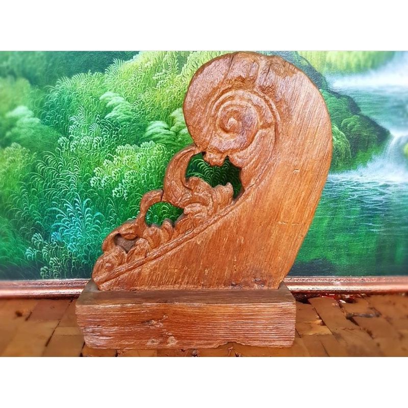 Pajangan Meja Kayu Jati.