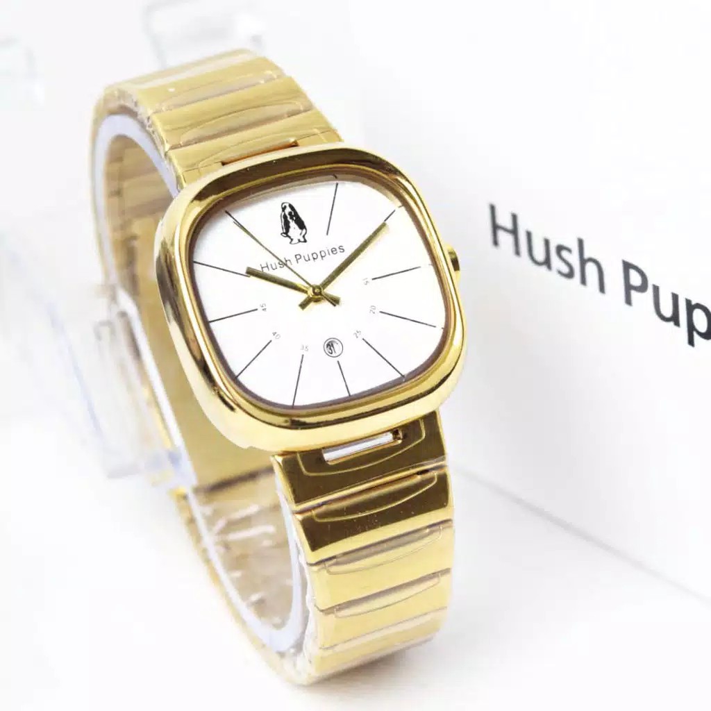 Grosir Jam Tangan Wanita Hush Puppies HP Tanggal Aktif Best Seller Gratis Ongkir