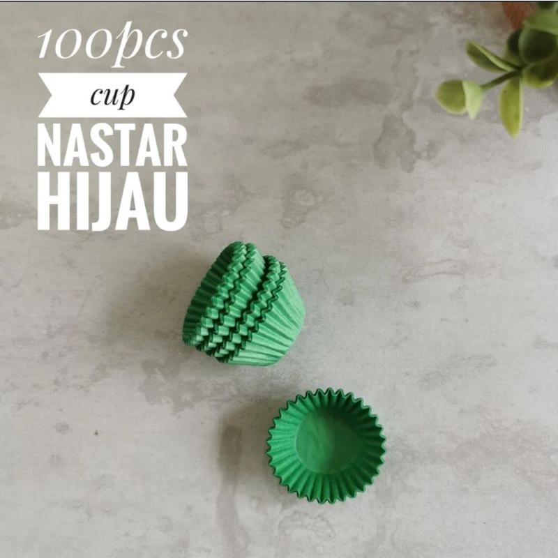 CUP NASTAR ISI 100 PCS - HIJAU