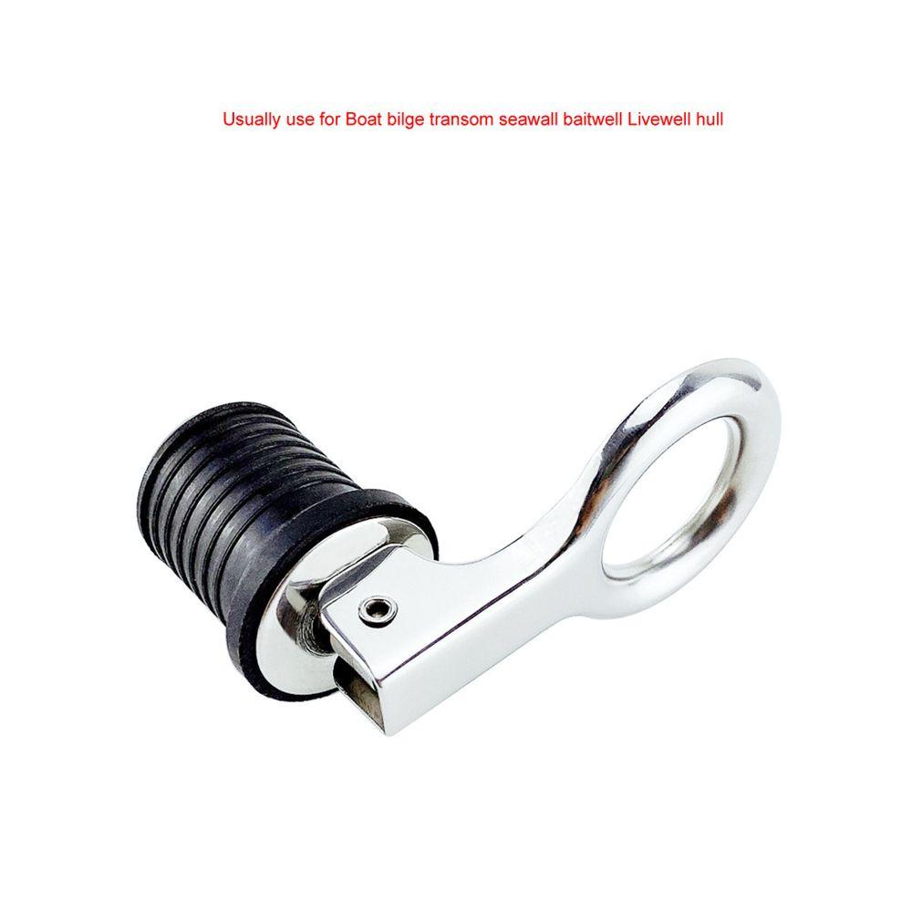 Preva Marine Drain Plug Stopper Aksesoris Kuningan Universal Twist-in Socket Bung Lubang Sampan Snap Kencang Flip Style