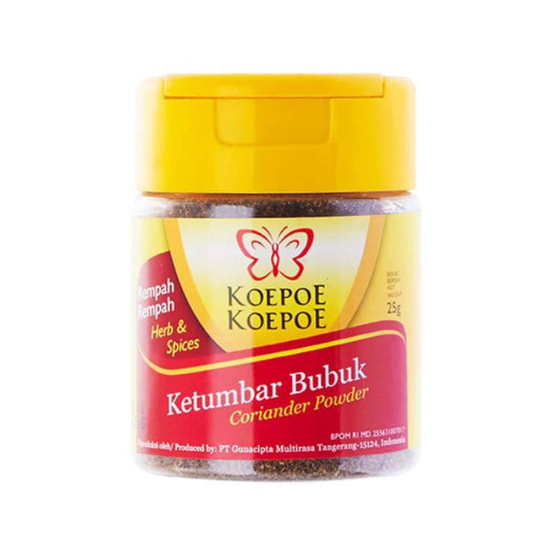 

Ketumbar Bubuk Koepoe Koepoe Kupu Coriander Powder 25 gram