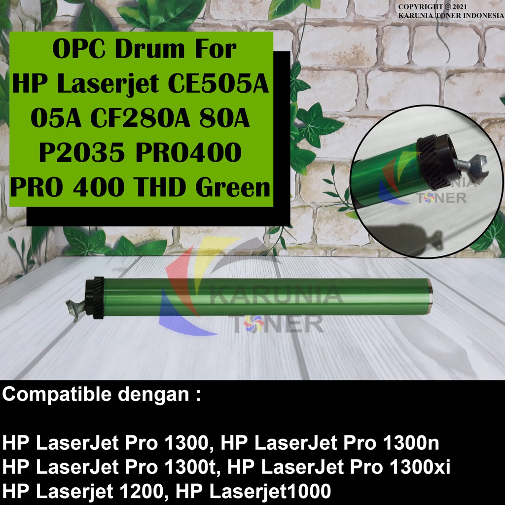 OPC Drum HP Laserjet 05A CE505A 80A CF280A P2035 P2055 Pro 400 THD Green