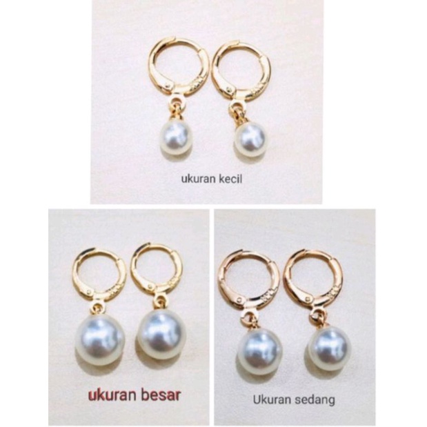 SamK035. Anting xuping wanita lapis emas