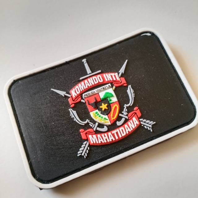 Patch rubber LOGO PP(PEMUDA PANCASILA)/KOMANDO INTI/TEMPELAN KARET EMBLEM VELCRO