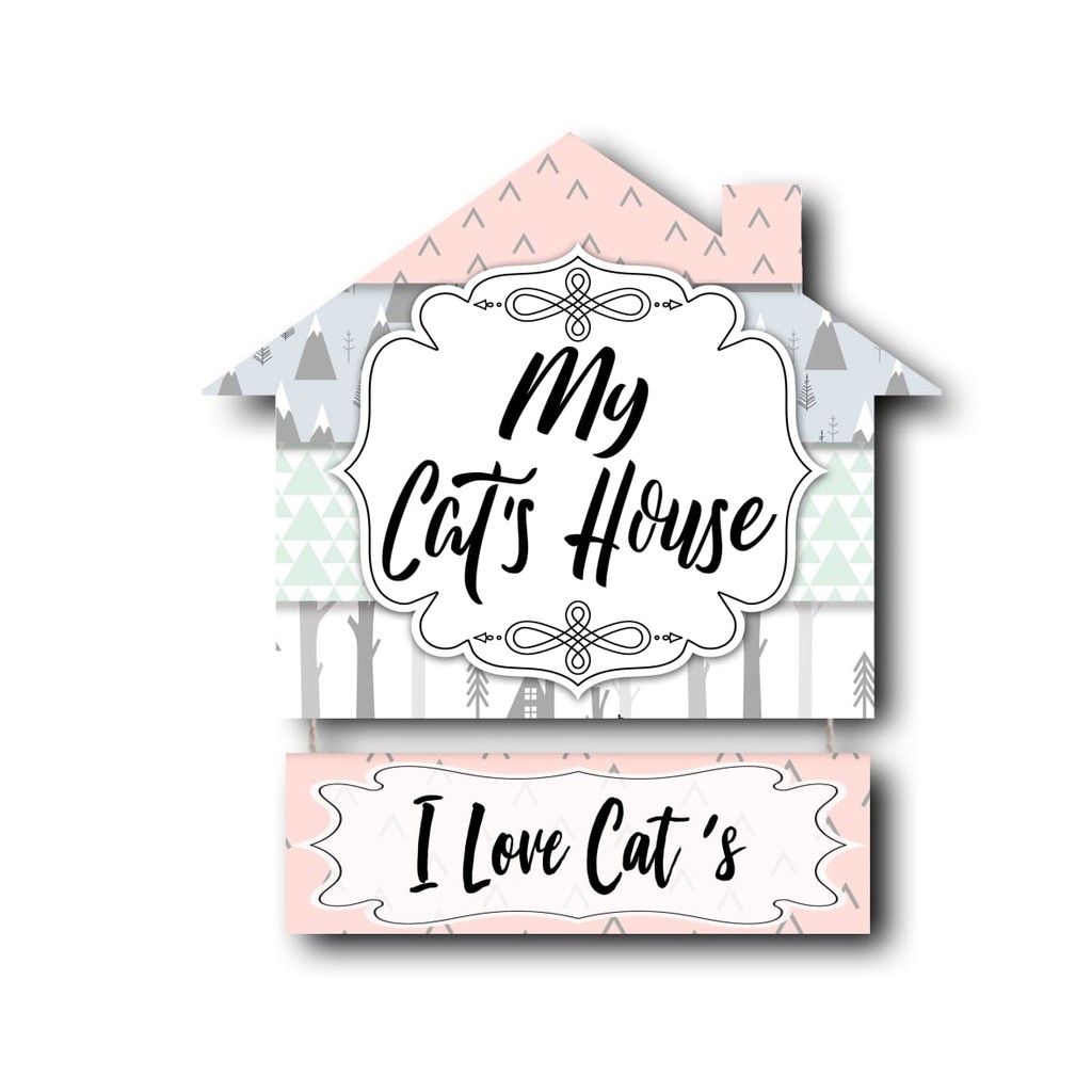 papan dekorasi rumah hiasan dinding papan nama papan blok rumah