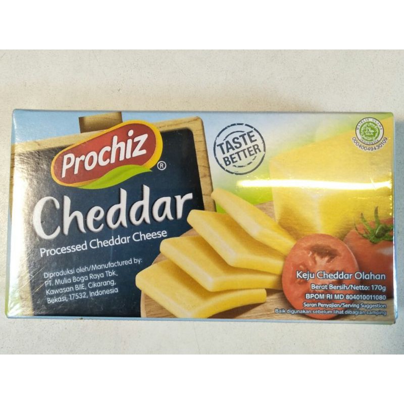 

Prochiz Cheddar 170Gr / Keju Batang