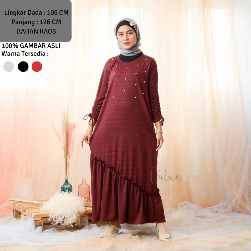 (COD) Daily Things Gamis Rumbai Mutiara Dera Fit XL LD 106cm