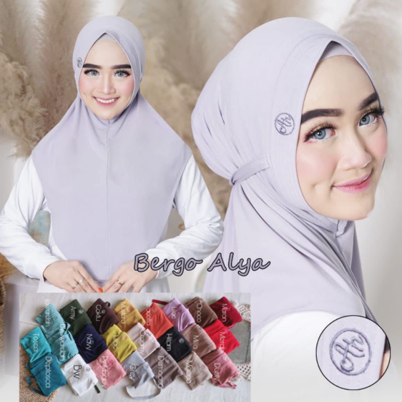 Bergo Alya (Variasi Bordir AH)