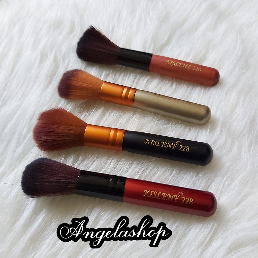 KUAS BLUSH ON KISLENE 228 /KUAS BLUSH ON MINI KISLENE/BRUSH MAKE UP/MAKE UP BRUSH/KUAS BLUSH ON LEMBUT MURAH