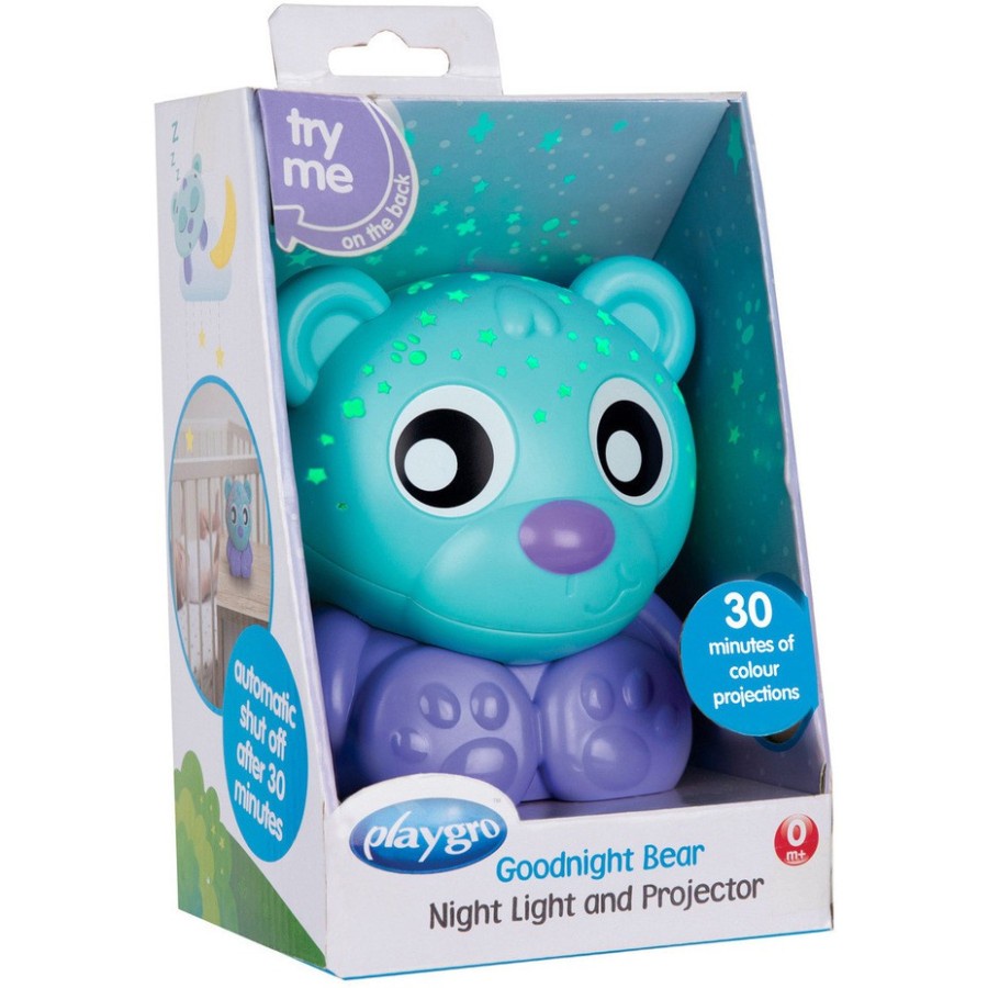 PLAYGRO Goodnight Bear Light Projector Mainan Bayi 0m+
