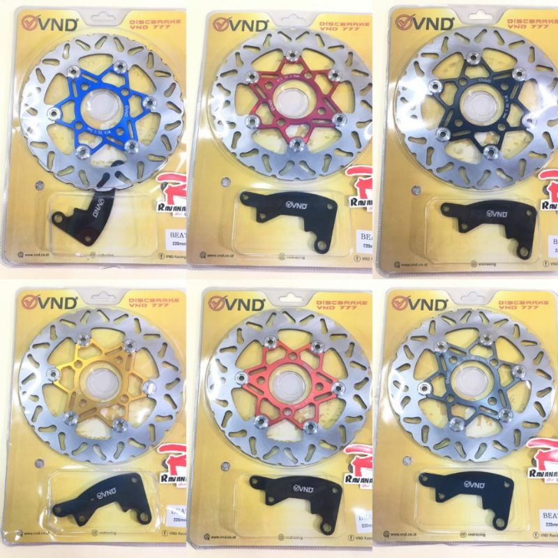 Piringan Cakram Rem Disc Brake VND 0264 220 mm Beat Scoopy Vario 125 Vario 150 Old Kaliper Nissin bu