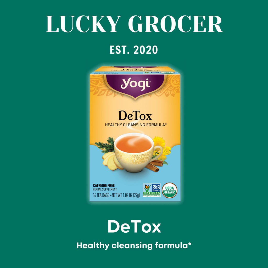 

Yogi Tea DeTox Tea Teh DeTox Herbal Organik Herbal Sehat Bugar Mendukung Sirkulasi Caffeine Free