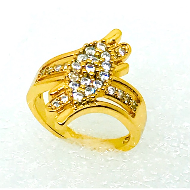 Cincin wanita //cincin permata //perhiasan lapis emas //cincin //