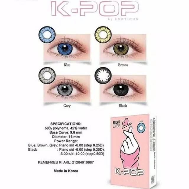 SOFTLENS K POP (BiG Eyes 16 MM)