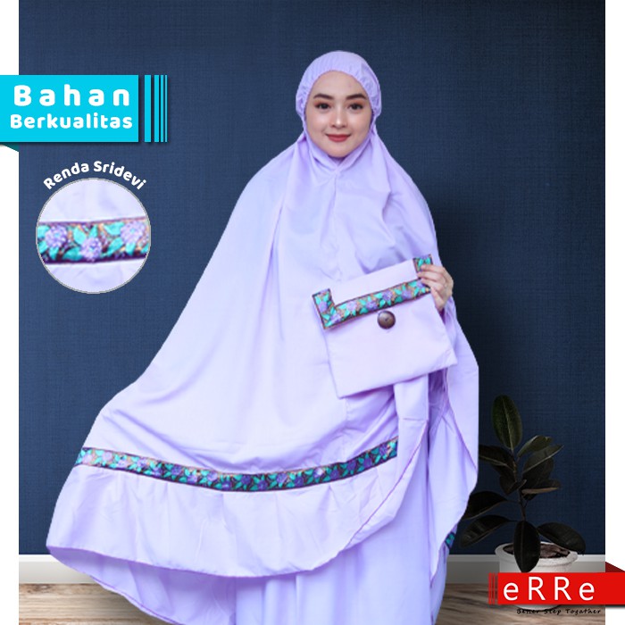 Mukenah Mukena Dewasa Katun Jepang Jumbo Bali Mewah Renda Hyper MH11