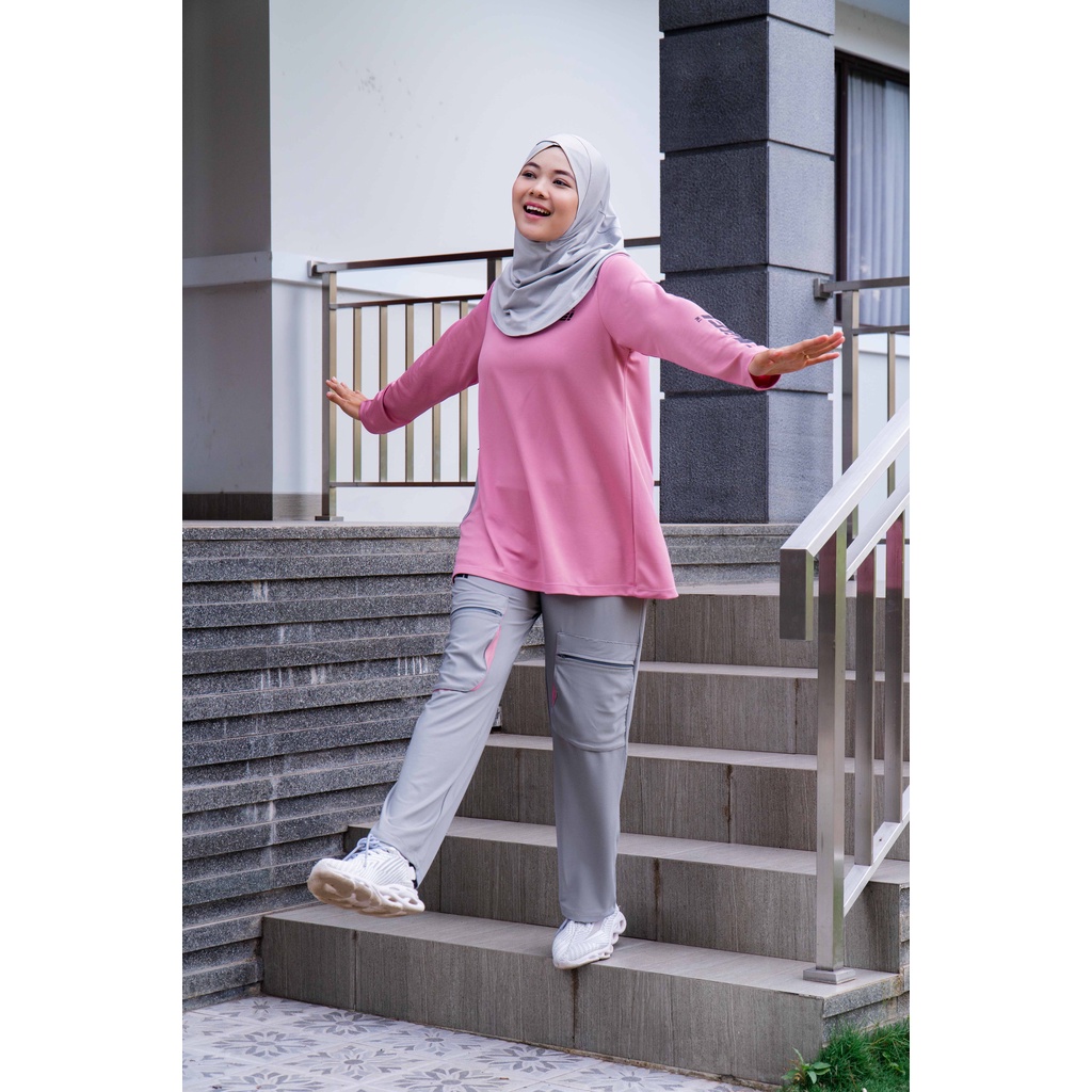 Livigi - Tisha Set Dusy Pink - Pakaian Olahraga Wanita