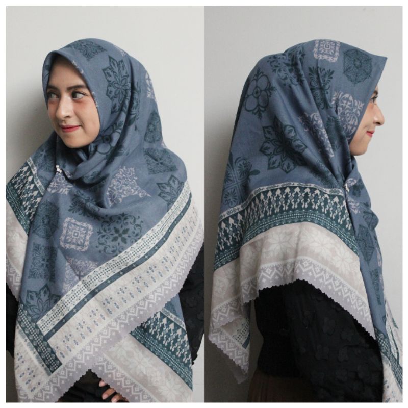 KERUDUNG SEGIEMPAT VOAL PRINTING SYARI PART 2-2.4