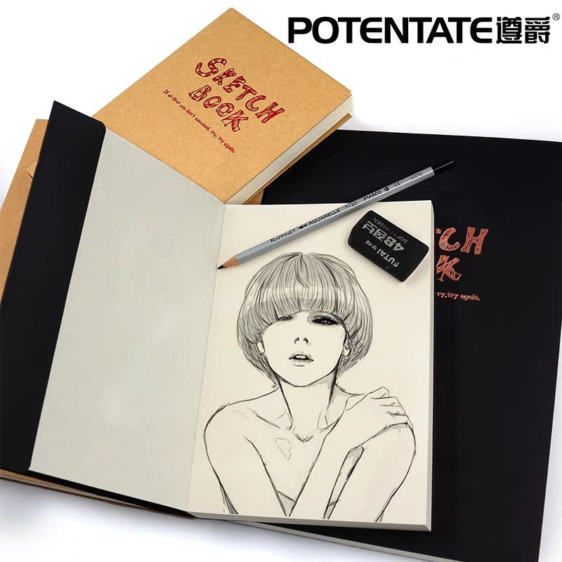 

POTENTATE Sketchbook A5 100gsm 120 lembar Soft Cover