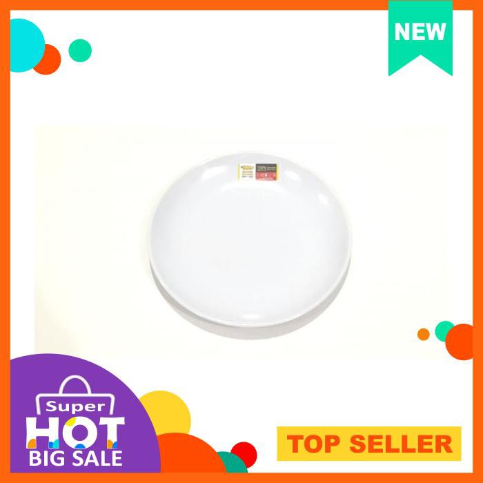 P1009 Piring Melamin Bulan 9 Inc Putih Golden Dragon