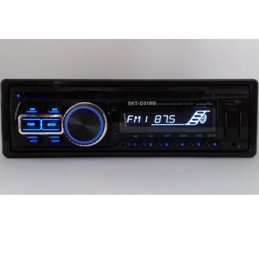 HEAD UNIT SINGLE DIN DVD BLUETOOTH  SKELETON SKT-D319G B
