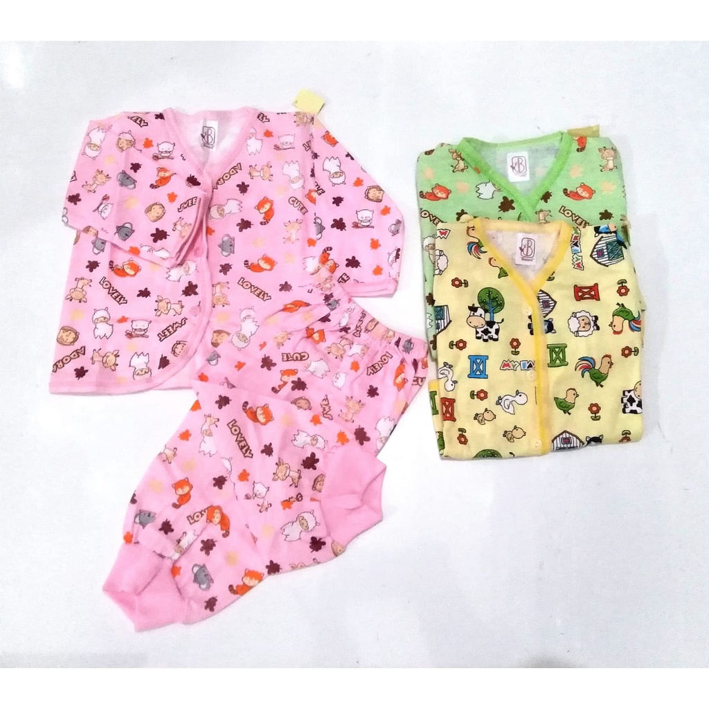 Setelan Blessed Bahan Katun Untuk Newborn 0-3 bulan