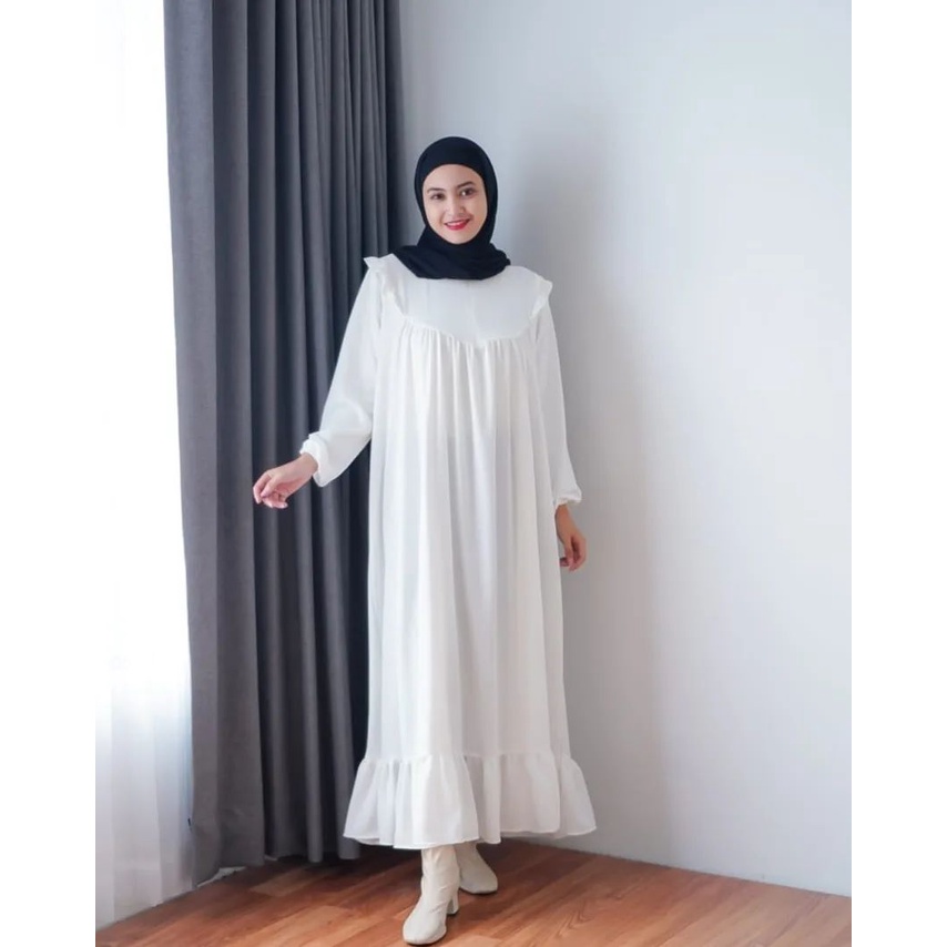 Gamis Perempuan Modern Dress Perempuan Terbaru Gamis Busui Gamis Midi Dress Terbaru  FH27