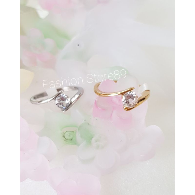 New Cincin emas silver titanium nikah tunangan couple halal import antikarat selamanya bestquality